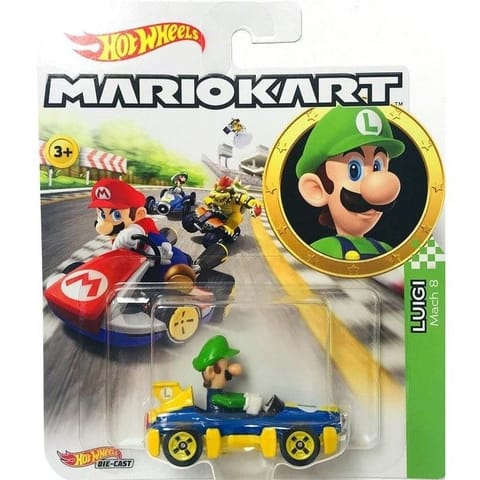 ⁨Hot Wheels Mario Kart Luigi⁩ w sklepie Wasserman.eu