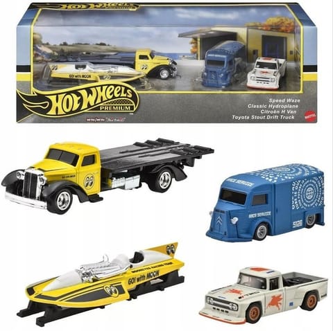 Hot Wheels Premium Diorama 4-pack mix w sklepie Wasserman.eu