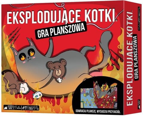 ⁨Eksplodujące Kotki: Gra planszowa REBEL⁩ w sklepie Wasserman.eu