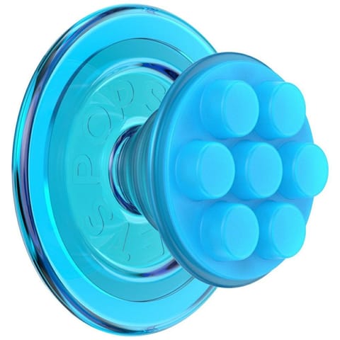⁨Uchwyt i podstawka do telefonu           Popsockets Translucent FG-Popper MagSafe niebieski 807325⁩ w sklepie Wasserman.eu