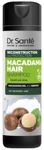 ⁨DR. SANTE Macadamia Hair Szampon do włosów osłabionych z olejem makadamia i keratyną 250 ml⁩ w sklepie Wasserman.eu