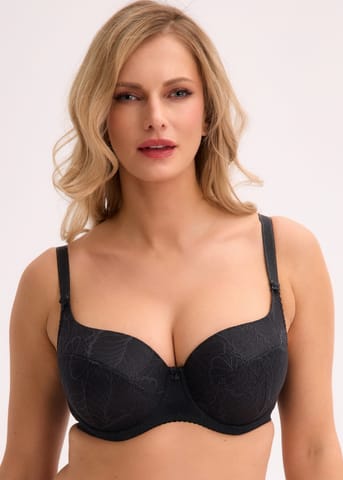 ⁨BIUSTONOSZ GAIA 758 MICAELA CZA (kolor czarny, rozmiar 90B)⁩ w sklepie Wasserman.eu