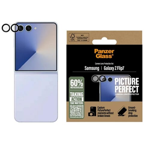 ⁨Szkło hartowane na obiektyw PanzerGlass  PicturePerfect do Samsung Galaxy Z Flip7⁩ w sklepie Wasserman.eu
