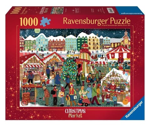 ⁨Puzzle 2D: Jarmark Świąteczny 1000el⁩ w sklepie Wasserman.eu