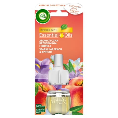 ⁨BENC AIR WICK ELEKTRIC ZAPAS 19ml MANGO BRZOSKWINI⁩ w sklepie Wasserman.eu