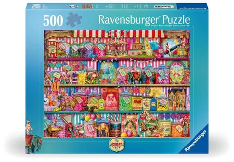 ⁨Puzzle 2D: Sklep z łakociami 500el⁩ w sklepie Wasserman.eu