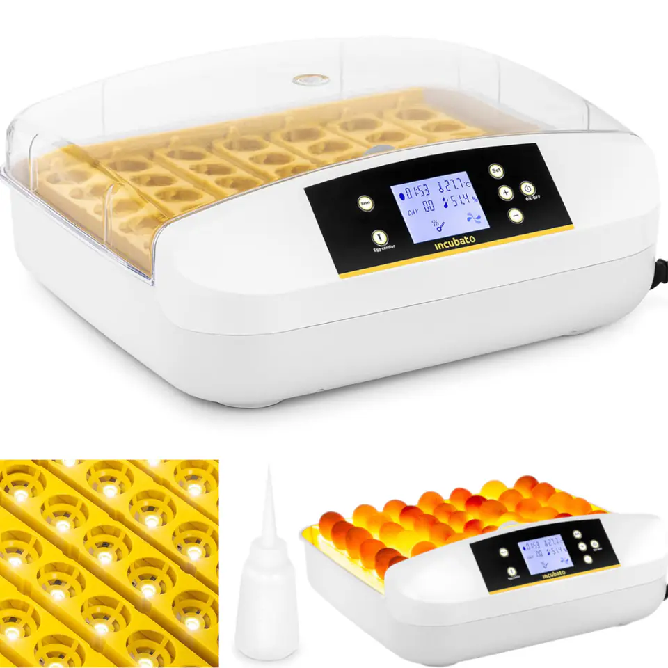 ⁨Hatcher incubator hatcher for 42 chicken eggs 90 W + ovoscope⁩ at Wasserman.eu