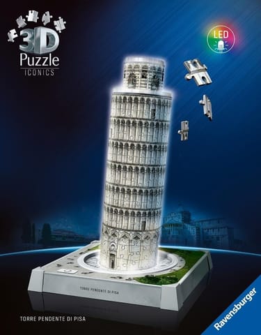 ⁨Puzzle 3D Iconics Krzywa Wieża w Pizie⁩ w sklepie Wasserman.eu