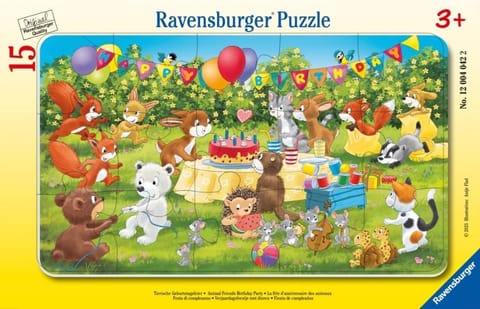 ⁨Puzzle dla dzieci 2D w ramce: Przyjęcie urodzinowe⁩ w sklepie Wasserman.eu