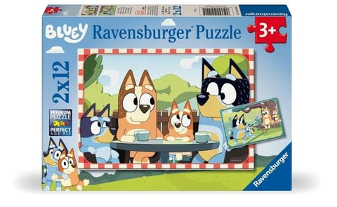 ⁨Puzzle dla dzieci 2D: Bluey 2x12el⁩ w sklepie Wasserman.eu