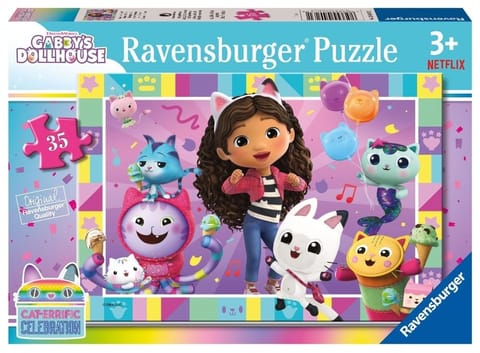 Puzzle dla dzieci 2D: Koci Domek Gabi 35el w sklepie Wasserman.eu