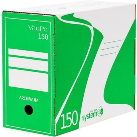 ⁨Pojemnik do archiwizacji 150mm zielony 436/06 VAUPE⁩ w sklepie Wasserman.eu