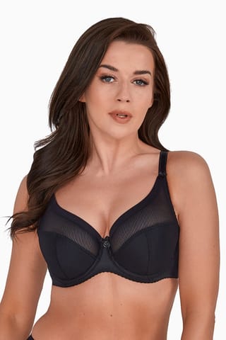 ⁨BIUSTONOSZ GAIA 1058 SONIA CZA (kolor czarny, rozmiar 80C)⁩ w sklepie Wasserman.eu