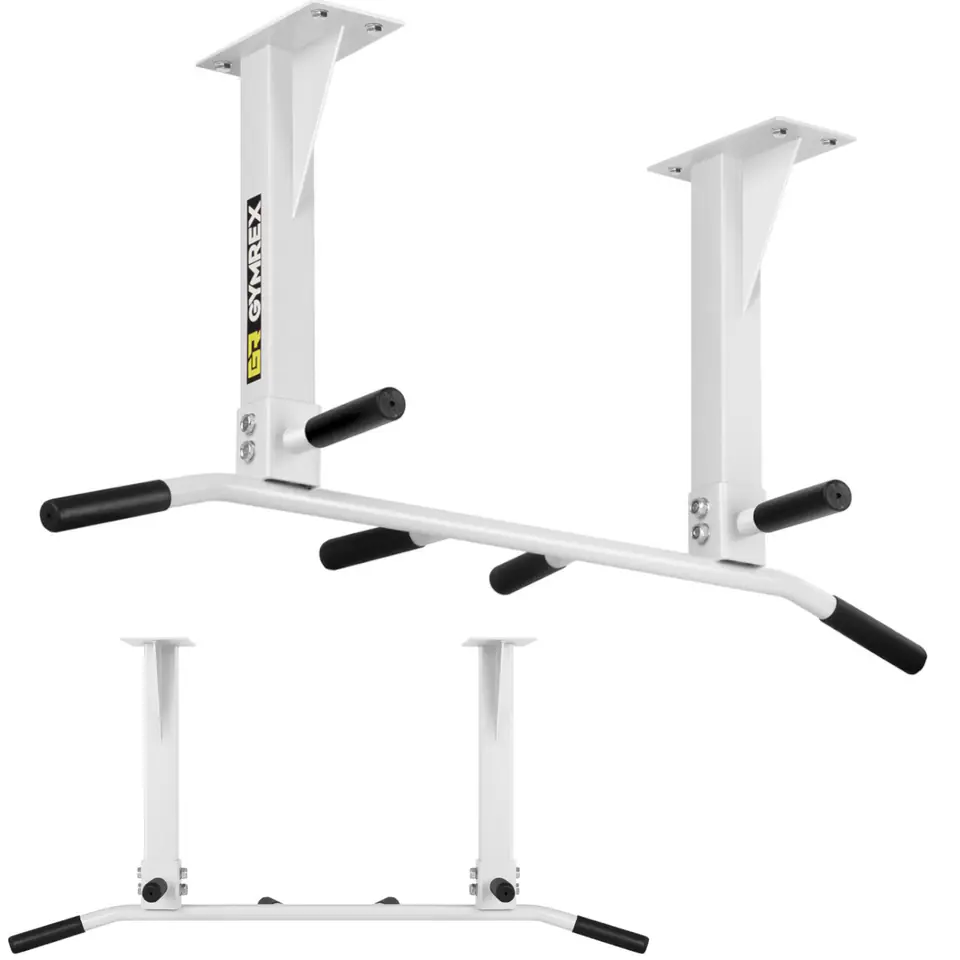 ⁨Ceiling railing bar for pull-up exercises up to 110 kg white⁩ at Wasserman.eu