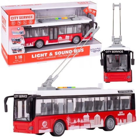 WOOPIE Autobus Trolejbus Interaktywy Elektryczny 1:16 w sklepie Wasserman.eu