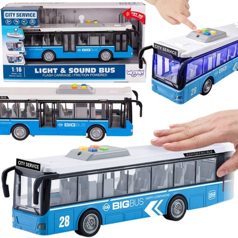 WOOPIE Autobus Miejski Interaktwny Elektryczny 1:16 w sklepie Wasserman.eu