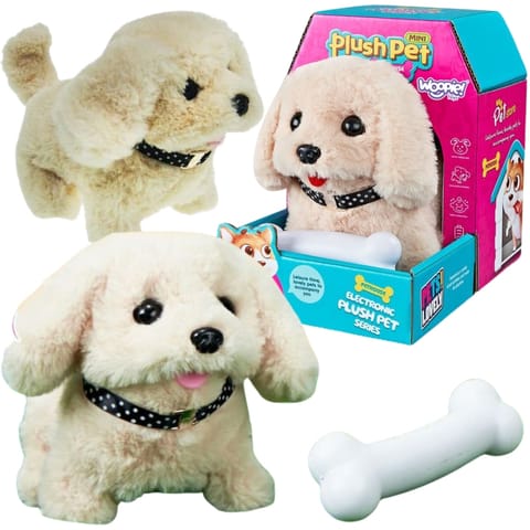 ⁨WOOPIE Piesek Interaktywny Pluszak z Kością Bichon Golden Retriever⁩ w sklepie Wasserman.eu