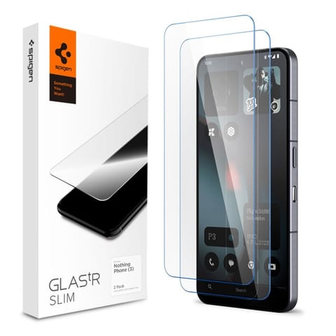 ⁨Spigen Glas.TR Slim 2-Pack - Szkło hartowane do Nothing Phone 3 (2 sztuki)⁩ w sklepie Wasserman.eu