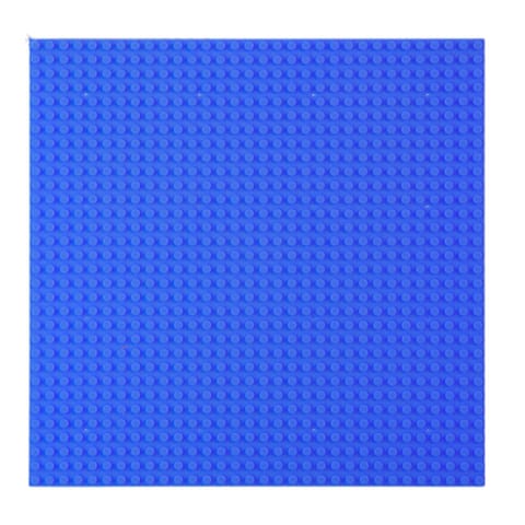 ⁨Płyta Plansza Konstrukcyjna Do Klocków Budowania Granatowa 40x40cm⁩ w sklepie Wasserman.eu