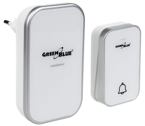 ⁨Dzwonek bezprzewodowy bezbateryjny kinetyczny. 38 melodii, 200m, (GB157 W)⁩ w sklepie Wasserman.eu