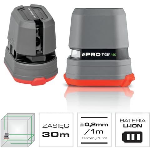 LASER KRZYŻOWY TYXER 180G w sklepie Wasserman.eu