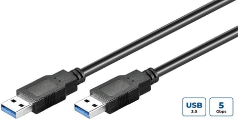 ⁨MicroConnect USB 3.2 Gen 1  A-A 0.5m M-M,⁩ w sklepie Wasserman.eu