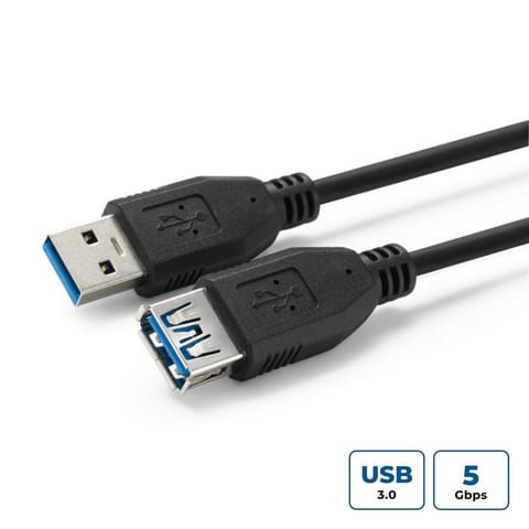⁨MicroConnect USB 3.2 Gen 1  A-A 0.5m M-F⁩ w sklepie Wasserman.eu
