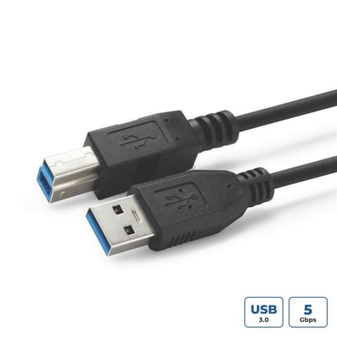 ⁨MicroConnect USB 3.2 Gen 1 A-B 0.5m M-M⁩ w sklepie Wasserman.eu
