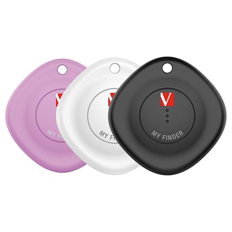 ⁨Lokalizator Bluetooth My Finder MYF-03 czarny, biały i różowy, 32132, Verbatim⁩ w sklepie Wasserman.eu