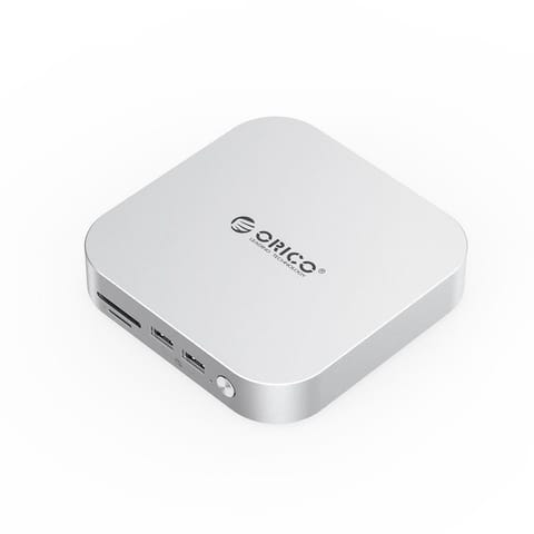 ⁨Orico Stacja dokująca do MacMini, USB-C 10 Gbps, z obudową M.2 NVMe, metalowa⁩ w sklepie Wasserman.eu