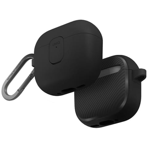 ⁨Etui UNIQ Clyde do AirPods 4 Lock Case   czarny⁩ w sklepie Wasserman.eu