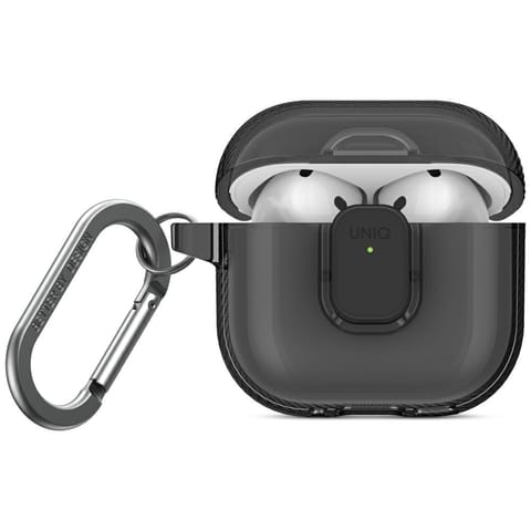 ⁨Etui UNIQ Glase Pro do AirPods 4 Lock    Case dymny⁩ w sklepie Wasserman.eu