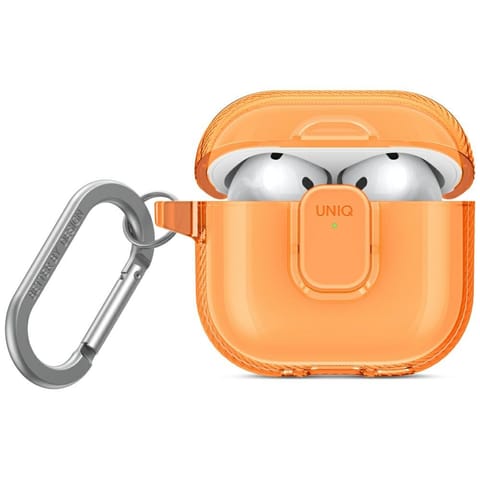 ⁨Etui UNIQ Glase Pro do AirPods 4 Lock    Case pomarańczowy⁩ w sklepie Wasserman.eu