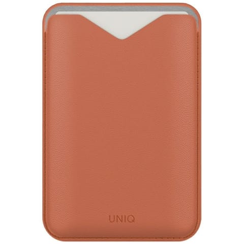⁨Magnetyczny portfel UNIQ Lyden Evo       stojak na telefon terracotta⁩ w sklepie Wasserman.eu