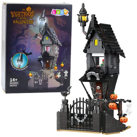 ⁨Klocki Konstrukcyjne Dom Strachu Halloween Wieża 581 el.⁩ w sklepie Wasserman.eu