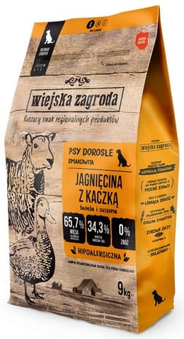 ⁨Wiejska Zagroda Jagnięcina z kaczką S 9kg⁩ w sklepie Wasserman.eu