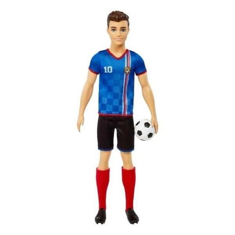 ⁨Barbie Ken Piłkarz Lalka niebieska koszulka⁩ w sklepie Wasserman.eu