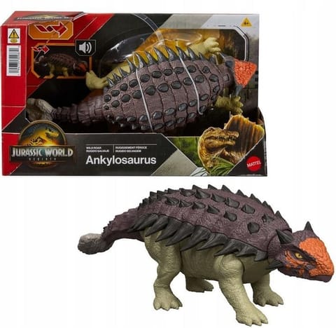⁨Jurassic World Ankylosaurus Ryczący dinozaur JGB90⁩ w sklepie Wasserman.eu