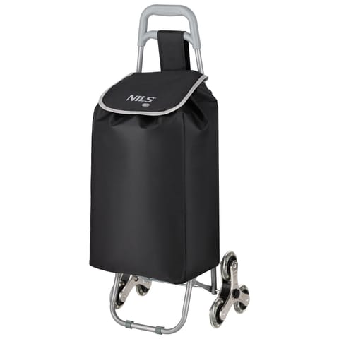 ⁨NC17206 WÓZEK NA ZAKUPY 40L CZARNY NLS CAMP⁩ w sklepie Wasserman.eu