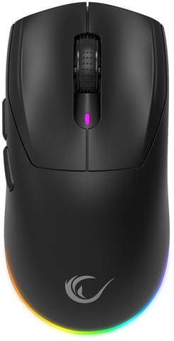 ⁨Mysz bezprzewodowa Rampage Prote M5 24000 DPI RGB LED 1K Hz czarna⁩ w sklepie Wasserman.eu
