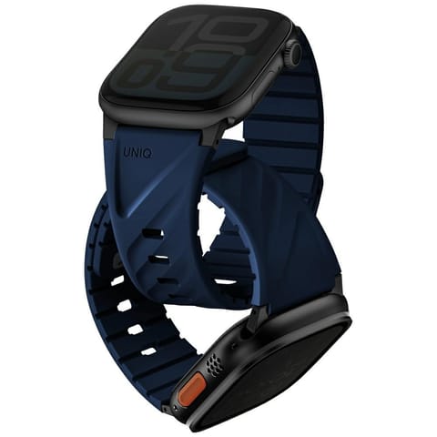 ⁨Pasek UNIQ Fluo do Apple Watch           49/46/45/44/42/41/40mm Magnetic niebieski⁩ w sklepie Wasserman.eu