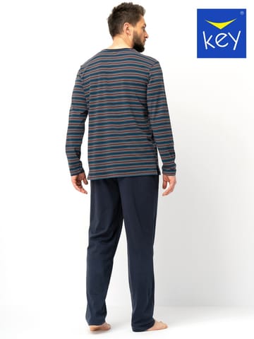 ⁨PIŻAMA KEY MNS-315 B25 (kolor grafit, rozmiar M)⁩ w sklepie Wasserman.eu