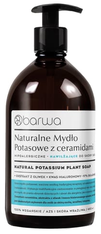 ⁨BARWA Mydło w płynie potasowe nawilżające 480 ml⁩ w sklepie Wasserman.eu