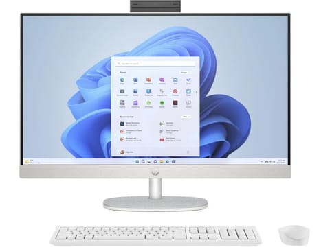 ⁨Komputer All-in-One HP 27-cr0222nw (27"/R7 7730U/16GB/SSD512GB/W11H/Biały)⁩ w sklepie Wasserman.eu