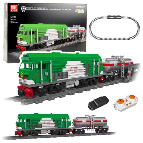 ⁨Klocki Konstrukcyjne Pociąg z Cysterną Zdalnie Sterowany RC 1090 el.⁩ w sklepie Wasserman.eu