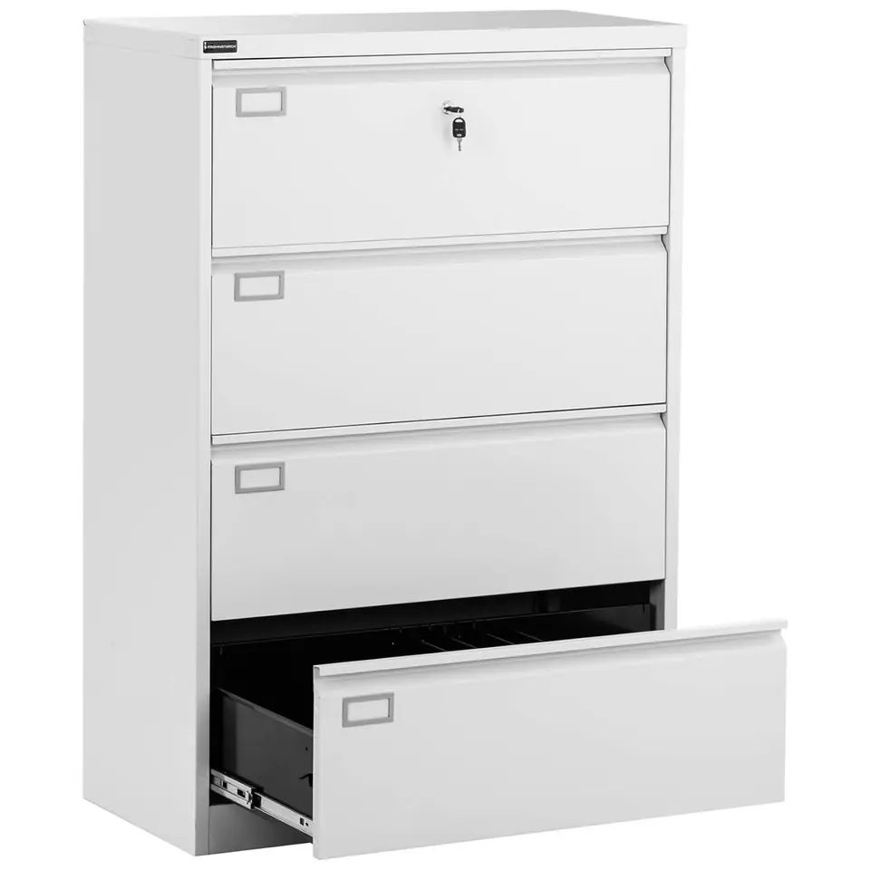 ⁨Metal office cabinet for document files A4/F4 4 drawers⁩ at Wasserman.eu