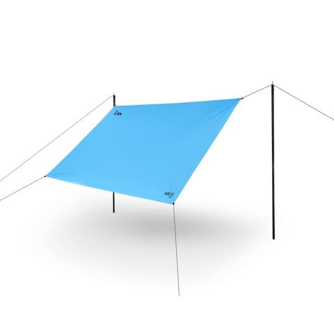 ⁨NC17111 TARP PŁACHTA BIWAKOWA KEMPINGOWA 230X140 CM NIEBIESKI NILS CAMP⁩ w sklepie Wasserman.eu