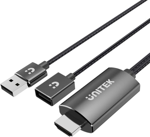 ⁨Przewód Unitek Telefon - TV (USB-HDMI)⁩ w sklepie Wasserman.eu