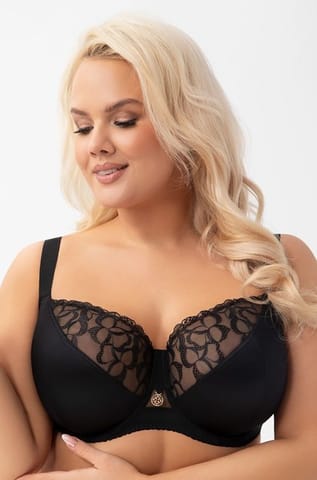 ⁨Biustonosz Isla K934 Czarny (Rozmiar 80 F)⁩ w sklepie Wasserman.eu