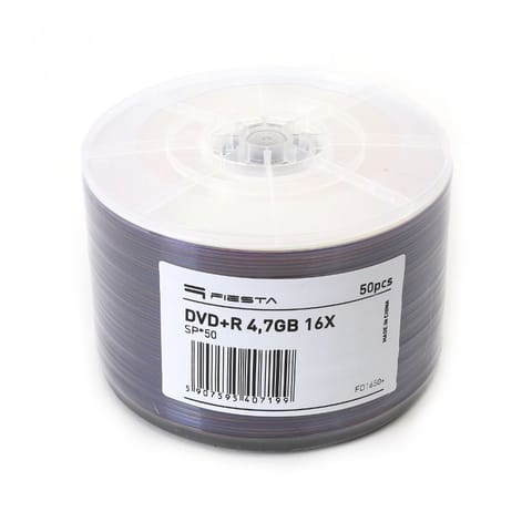⁨FIESTA DVD+R 4,7GB 16X SP*50 40719⁩ at Wasserman.eu